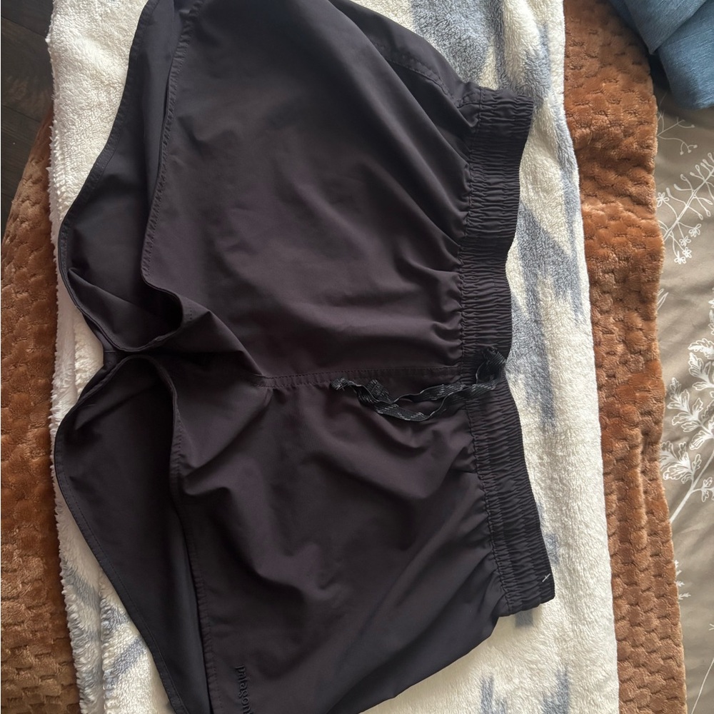 Patagonia Black Athletic Shorts Lightweight and Comfortable